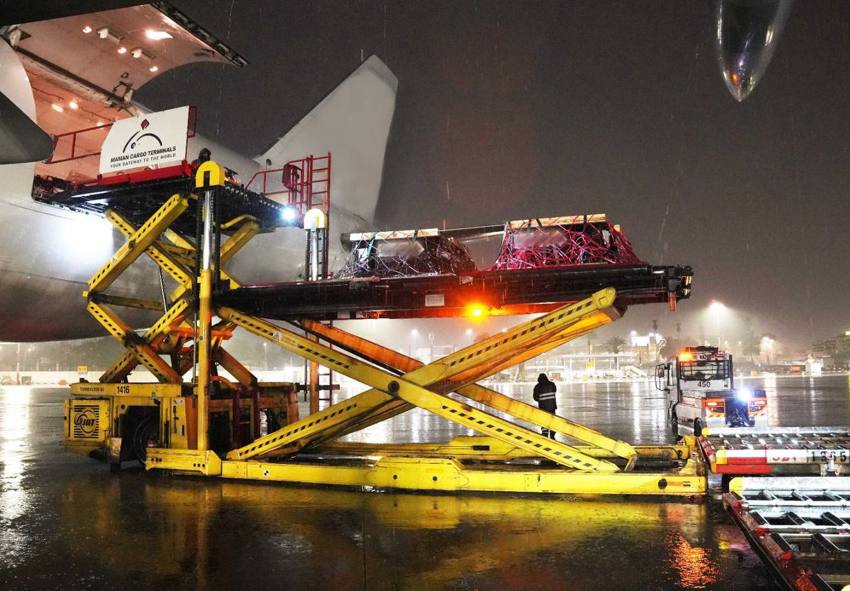 משרד הביטחון מעדכן כי המטוס ה200 ברכבת האווירית של ציוד צבאי וחימושים נחת בישראל 26.326