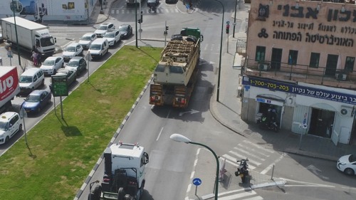 נדרשה סגירת כבישים. התמסח בדרכים