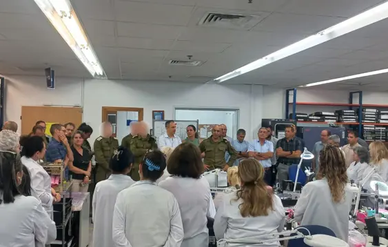 ביקור בקווי הייצור של מערכות הגנה אקטיבית לרקם 19.8.26